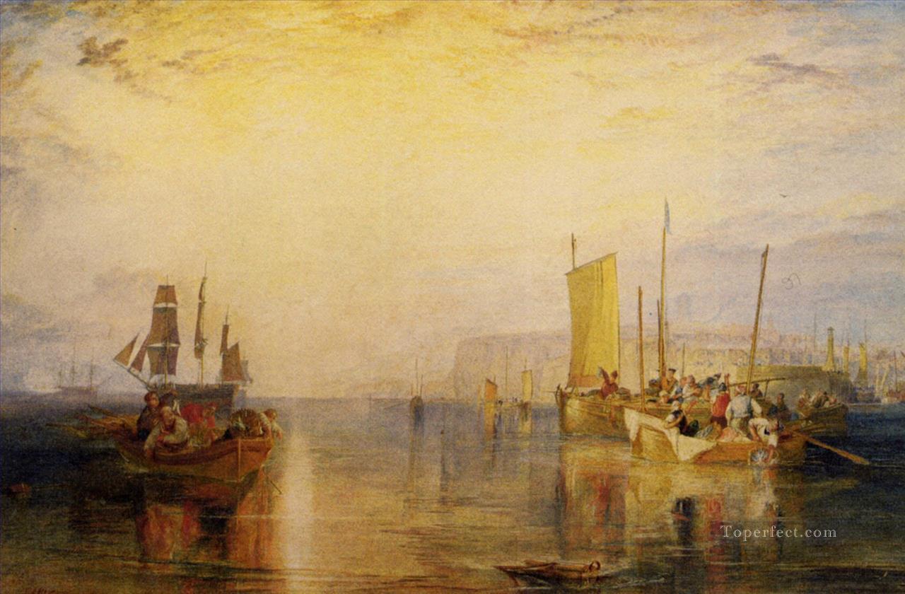 Sunrise Whiting Fishing at Margate Romantic Turner Oil Paintings